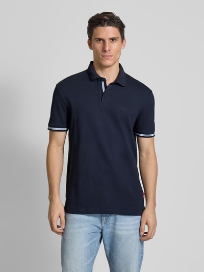 JOOP! Jeans Poloshirt mit Label-Print Modell 'Amare' Marine 4