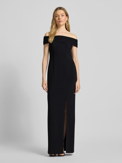 Lauren Ralph Lauren Sukienka wieczorowa z dekoltem carmen Czarny 4