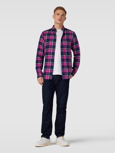 Gant Regular Fit Freizeithemd mit Tartan-Karo Pink 1