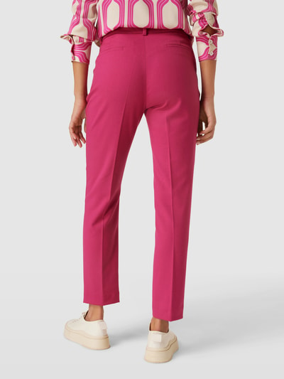 More & More Stoffhose mit Bundfalten Pink 5