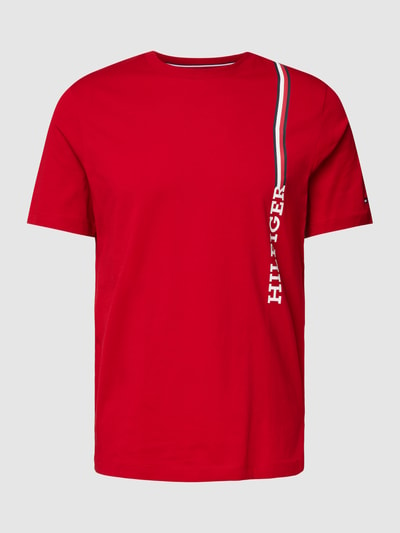 Tommy Hilfiger T-Shirt mit Label-Details Rot 2