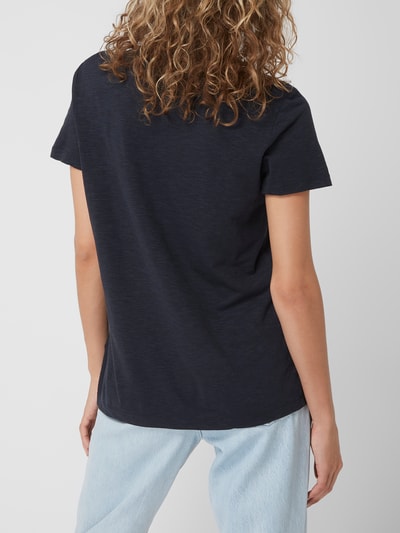 Superdry T-shirt met lyocell, model 'Ele' Donkerblauw - 5