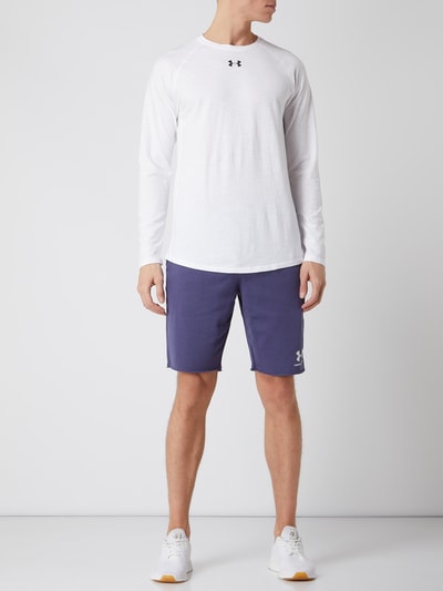 Under Armour Loose Fit Longsleeve aus Slub Jersey - HeatGear® Weiss 1