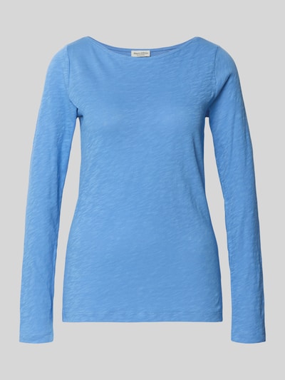 Marc O'Polo Regular Fit Langarmshirt aus reiner Baumwolle Hellblau 2
