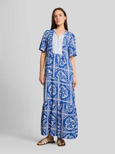 Tom Tailor Loose Fit Tunikakleid aus Viskose Royal 4
