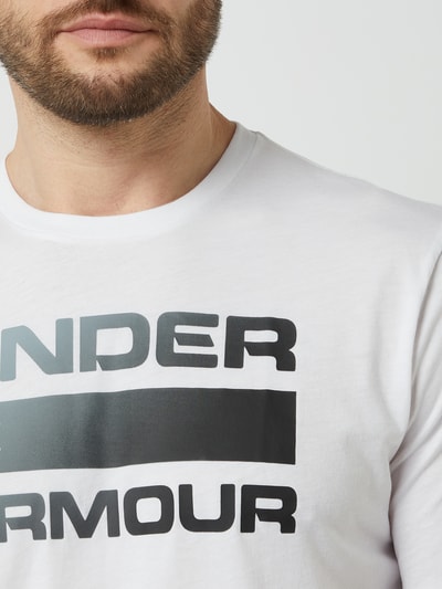 Under Armour Loose Fit T-Shirt mit Logo Weiss 3