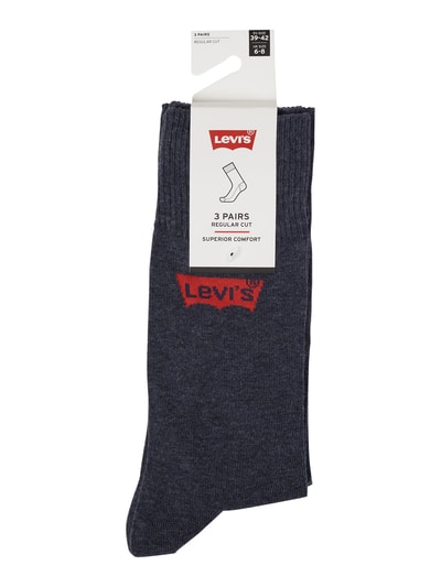 Levi's® Skarpety z nadrukiem z logo Ciemnoniebieski 2