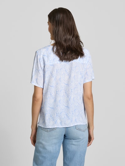 Christian Berg Woman Slim Fit Blusenshirt mit Tunikakragen Weiss 5