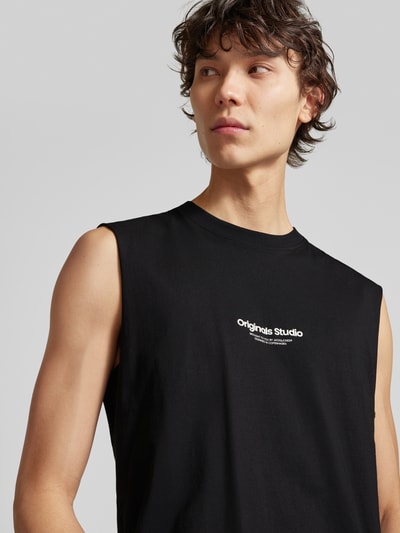 Jack & Jones Tanktop mit Label-Print Modell 'VESTERBRO' Black 3