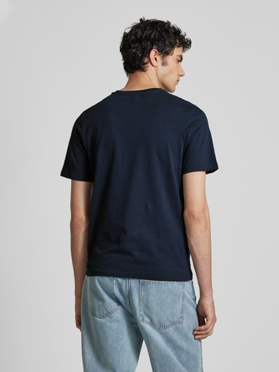 Jack & Jones T-Shirt mit Label-Print Modell 'COLTON' Marine 5