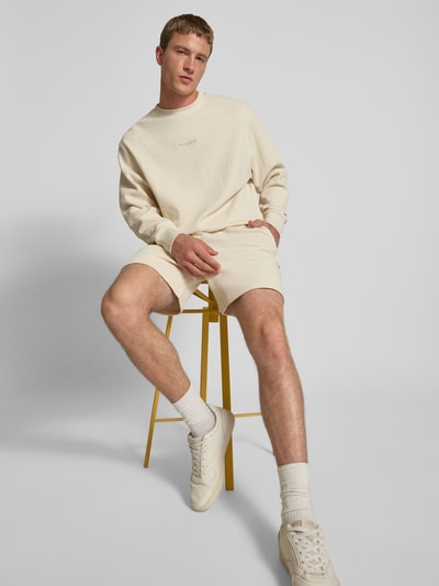 Tommy Jeans Comfort fit pullover van puur katoen Zand - 3