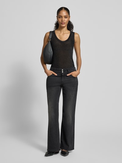 MOS MOSH Flared Jeans mit 5-Pocket-Design Modell 'Marlena' Black 1