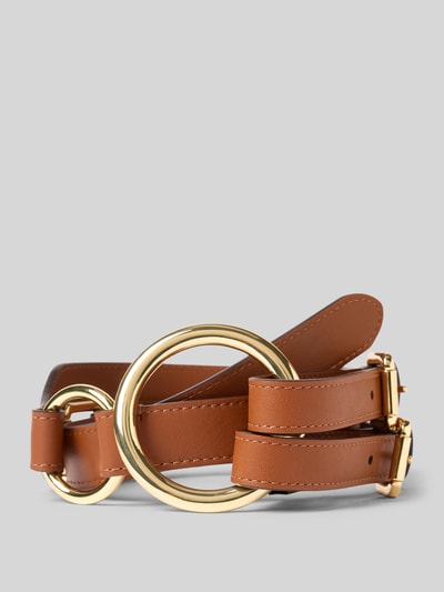 Lauren Ralph Lauren Riem met sierapplicatie Cognac - 1