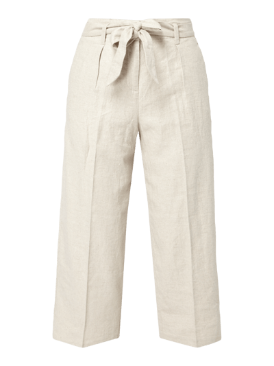 Esprit Culotte mit Gürtel zum Binden Beige 2