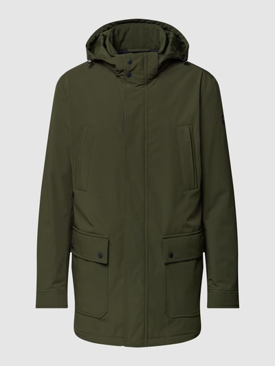 Paul & Shark Parka mit Pattentaschen Modell 'Typhoon Jacket' Olivgrün 2