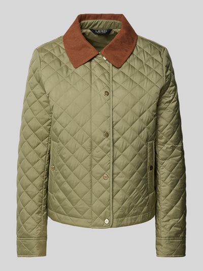 Lauren Ralph Lauren Steppjacke mit Druckknopfleiste Khaki 2