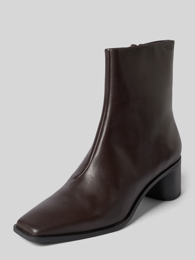 Vagabond Stiefelette aus Rindsnappa mit Blockabsatz Modell 'FAY' Dunkelbraun 1