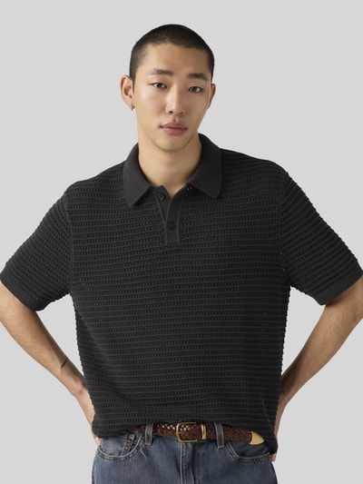 Levi's® Regular Fit Poloshirt aus reiner Baumwolle Black 1