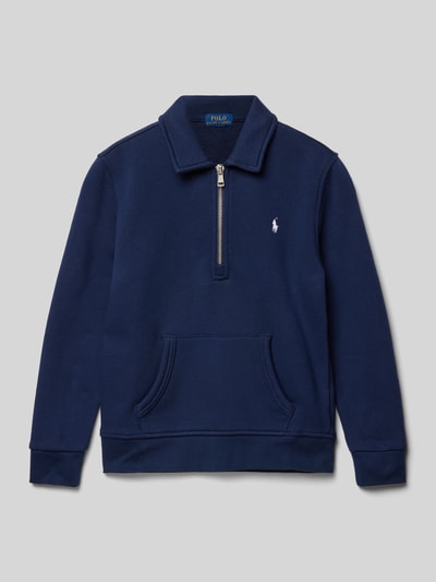 Polo Ralph Lauren Kids Sweatshirt mit Polokragen Marine 1