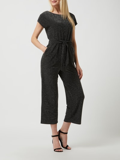 Jake*s Collection Jumpsuit mit Effektgarn  Black 1