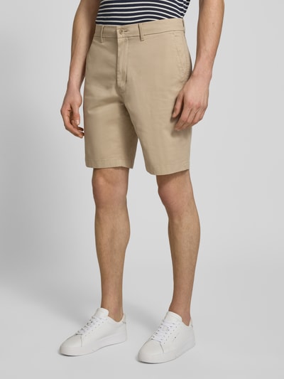 Tommy Hilfiger Regular Fit Bermudas aus Baumwoll-Mix Beige 4