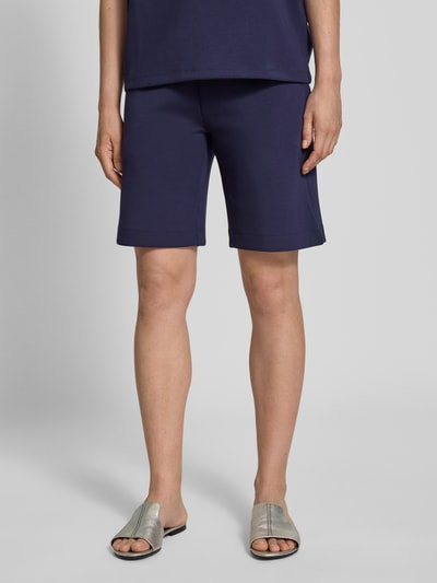 Christian Berg Woman Sweatshorts mit elastischem Bund Dunkelblau 4
