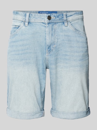 Tom Tailor Korte regular fit jeans in 5-pocketmodel Lichtblauw - 2