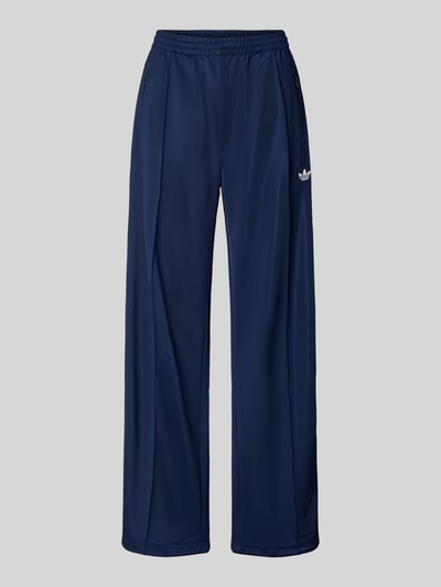 adidas Originals Wide leg sweatpants met logostitching, model 'FIREBIRD' Donkerblauw - 2