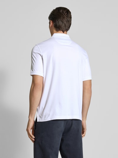 bugatti Poloshirt mit Brusttasche Weiss 5