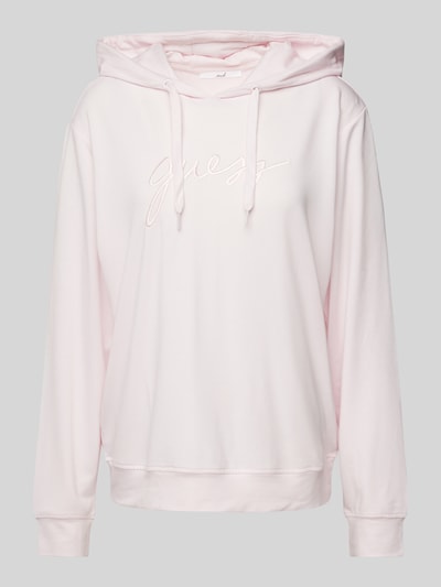 Guess Oversized Hoodie mit Tunnelzug Modell 'LUCIA' Rosa 2