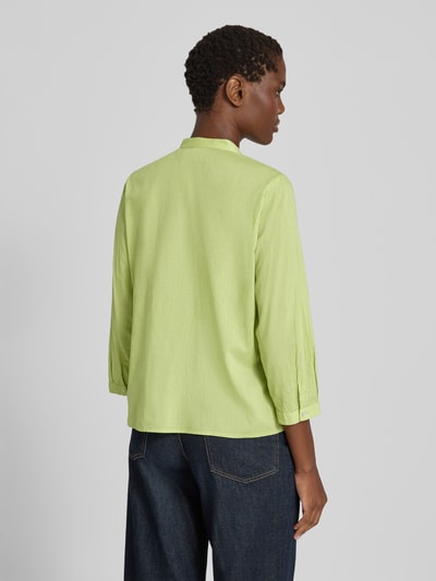 Christian Berg Woman Regular Fit Bluse mit Drapierungen und 3/4-Arm Grass 5