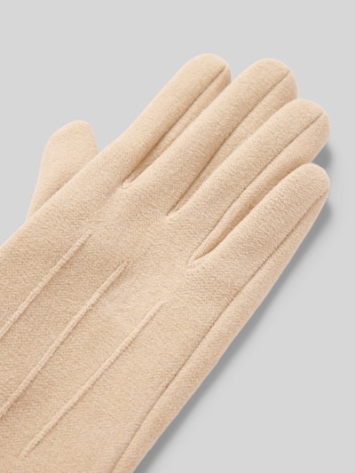 EEM Handschuhe mit Teilungsnähten Beige 3