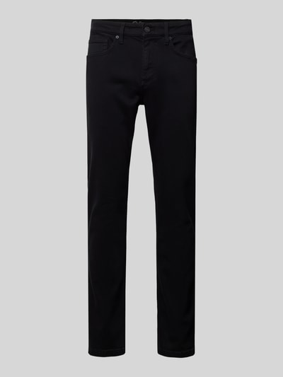 s.Oliver BLACK LABEL Medium rise slim fit jeans met smalle pijpen Zwart - 2