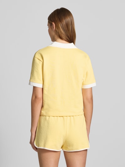 LeGer by Lena Gercke Poloshirt met V-hals Lichtgeel - 5