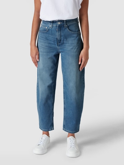 MAC Mom fit jeans met stretch, model 'Ava Banana' Lichtblauw - 4