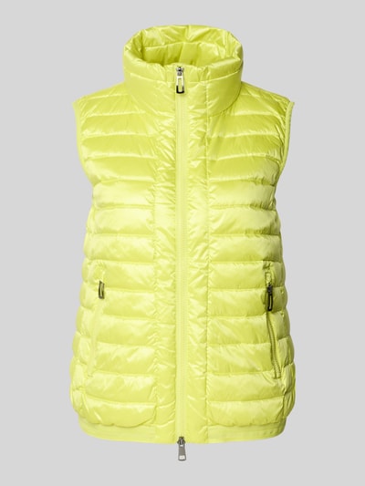 Marc Cain Steppweste mit Daunen-Feder-Füllung Neon Gelb 2