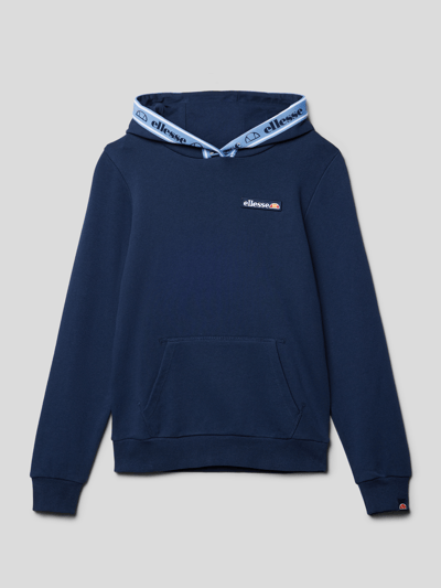 Ellesse Hoodie mit Label-Details Modell 'Ponina' Marineblau 1