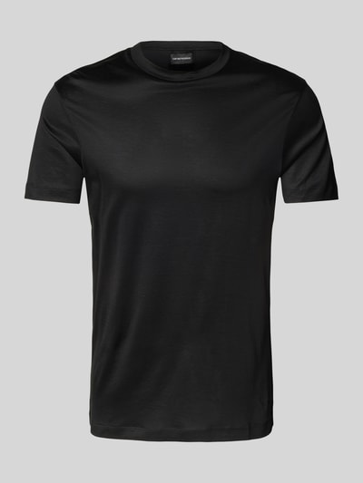 Emporio Armani T-Shirt aus Lyocell-Mix Black 2