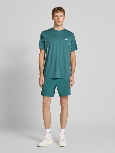 adidas Training T-shirt z nadrukiem z logo Butelkowy zielony 1