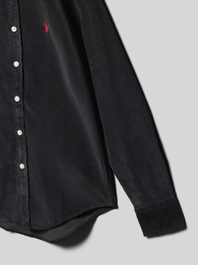 Polo Ralph Lauren Teens Regular fit vrijetijdsoverhemd met logostitching Zwart - 2