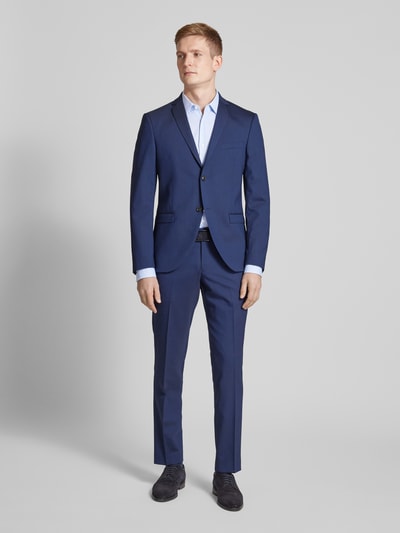 JOOP! Collection Slim fit zakelijk overhemd met kentkraag, model 'Pierce' Bleu - 1