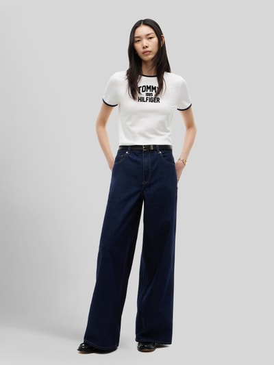 Tommy Hilfiger Wide Leg Jeans aus reiner Baumwolle Jeansblau 1