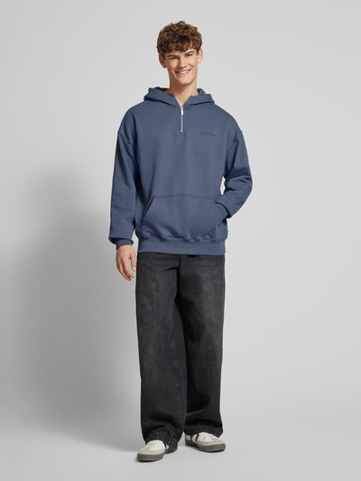 Pegador Oversized Hoodie mit Kapuze Bleu 1