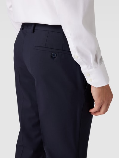 HECHTER PARIS Chino mit Bundfalten Marine 3