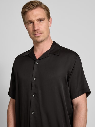 SELECTED HOMME Relaxed fit vrijetijdsoverhemd van lyocell Zwart - 3