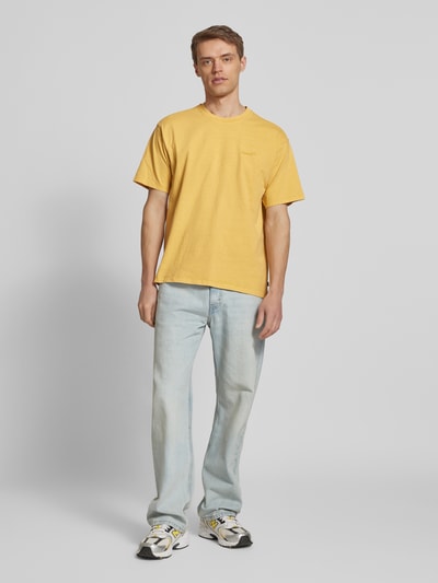 Levi's® T-Shirt mit Label-Stitching GELB 1