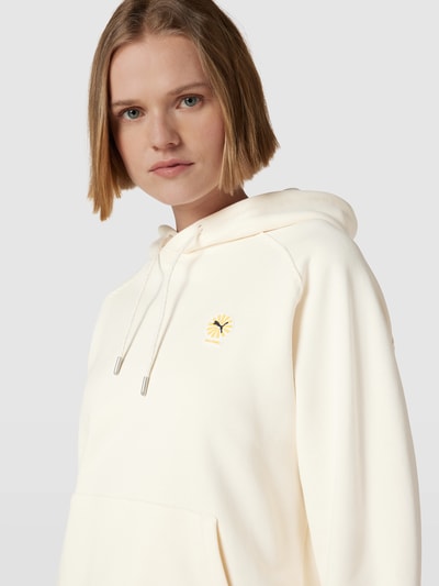 Puma Oversized Hoodie mit Label-Patch Weiss 3