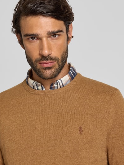 Polo Ralph Lauren Gebreide pullover met ribboorden Camel - 3