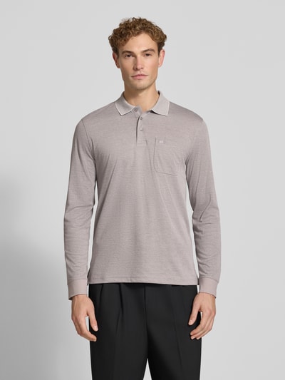 Christian Berg Men Regular Fit Poloshirt mit Baumwoll-Anteil Mittelgrau 4