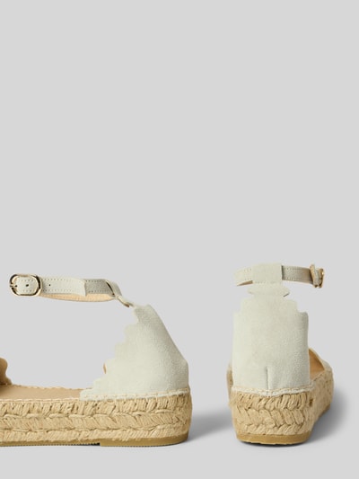 Espadrij Sandały skórzane ze sprzączkami model ‘LYON’ Piaskowy 2